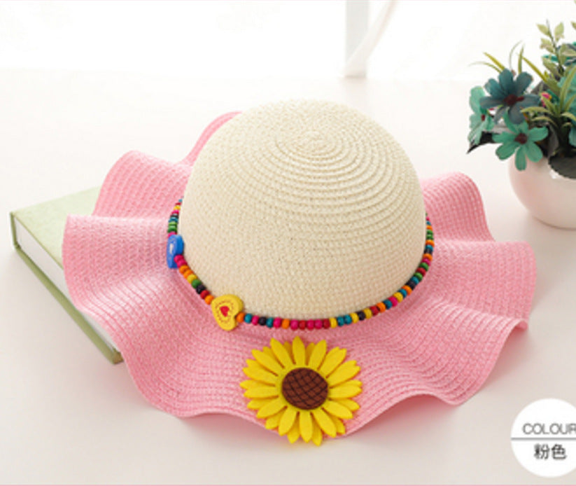 summer sun shade straw hat set
