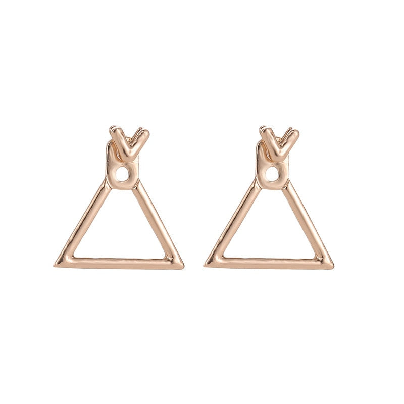 Hot Trendy Cute Nickel Free Earrings Fashion Jewelry Earrings Square Stud Earrings For Women Brincos Statement Earrings