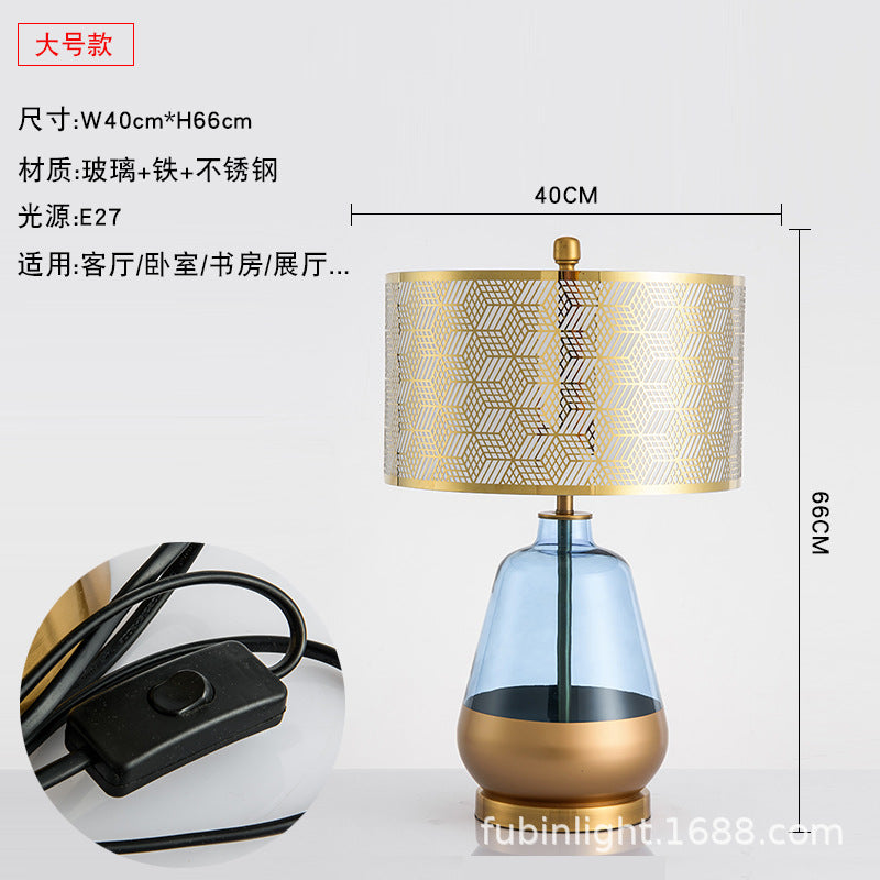Factory Direct Selling American Minimalist Table Lamp Seating Area Several Bedroom Bedside Lamp Nordic Light Luxury Hotel Decorative Table Lamps