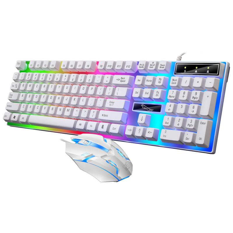 Chasing Leopard G21B UU Wired USB Manipulator Sense Luminous Gaming Keyboard And Mouse Computer Accessories Keyboard And Mouse Set