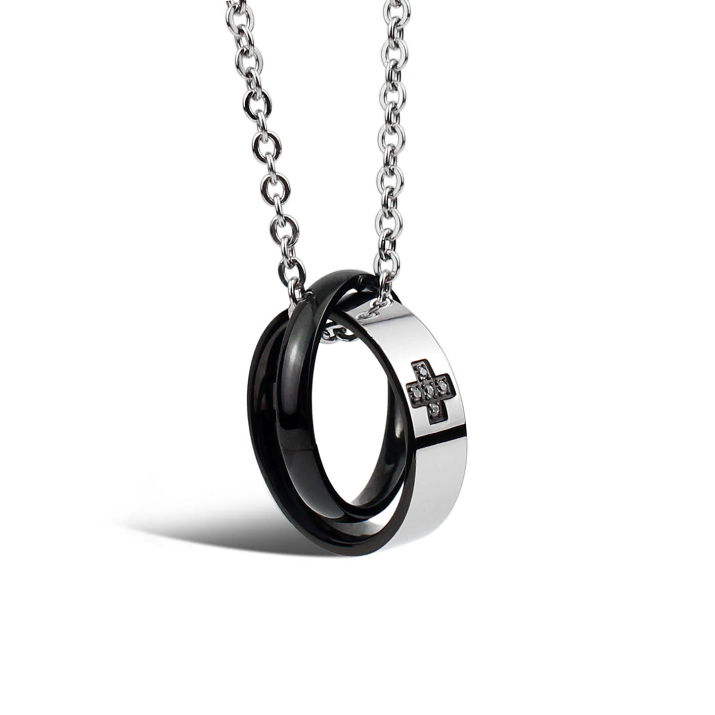 Cross Love Titanium Steel Necklace