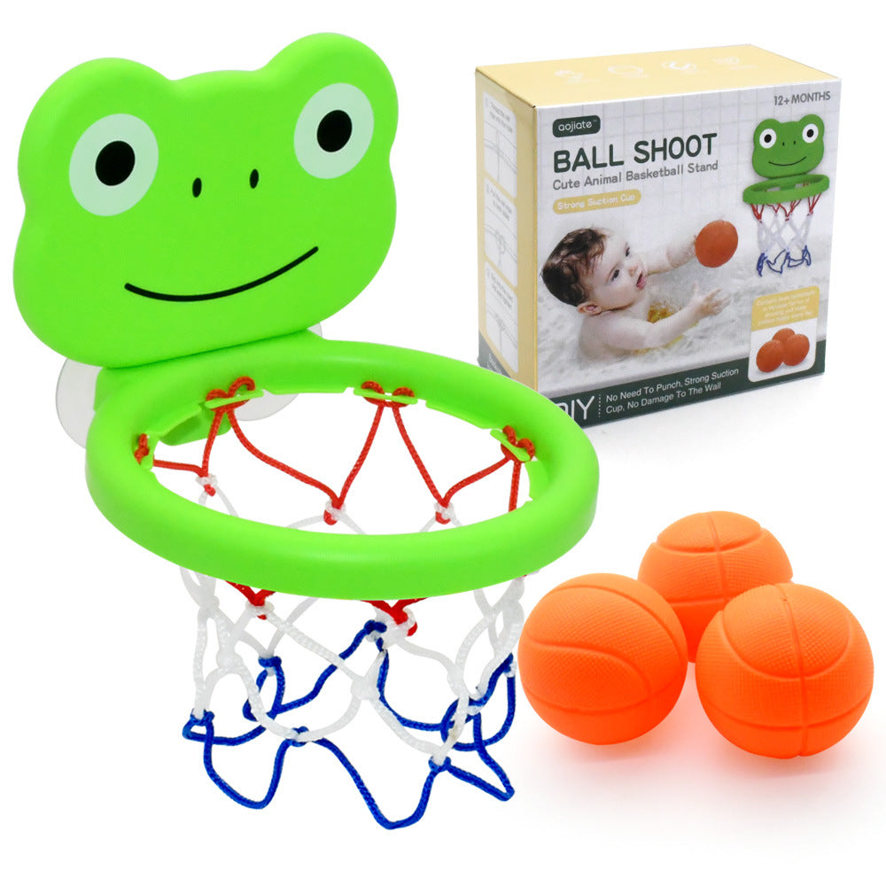 Children's Bathroom Sucker Basketball Hoop Baby Shooting Toy