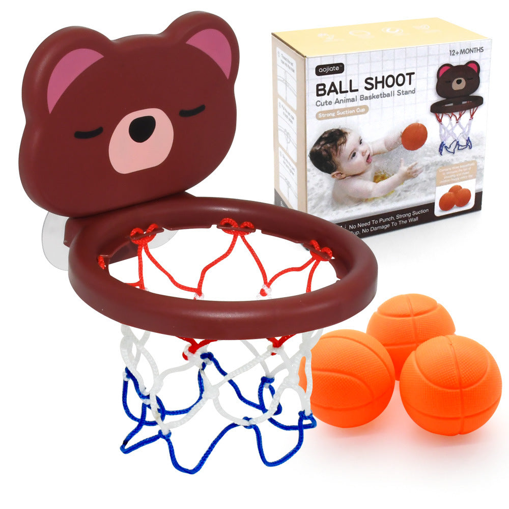 Children's Bathroom Sucker Basketball Hoop Baby Shooting Toy