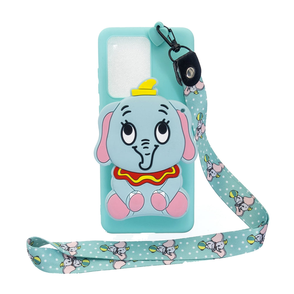 Elephant panda wallet mobile case