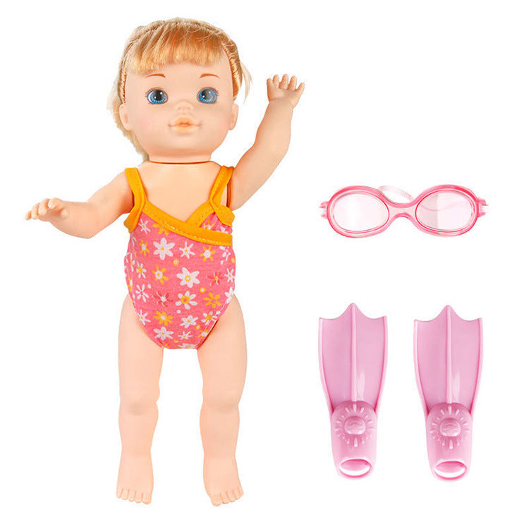 Electric floating swimming doll