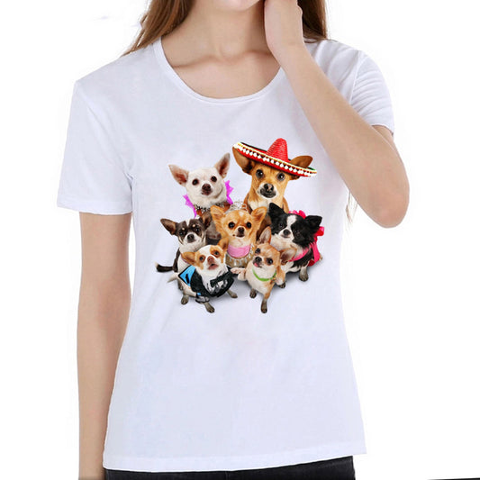 3D pattern printed Harajuku style t-shirt