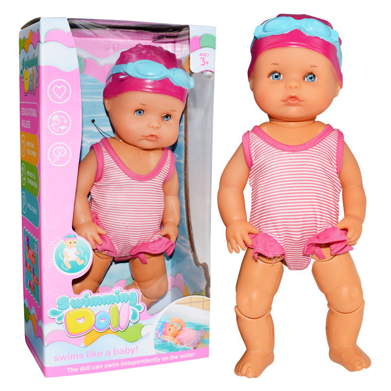 Electric floating swimming doll
