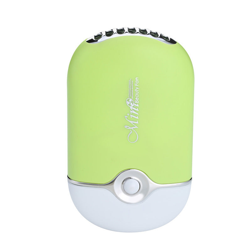 Grafted Eyelash Hair Dryer Blow Dryer USB Leafless Cooling Rechargeable Small Fan Mini Palm Air Conditioner Fan