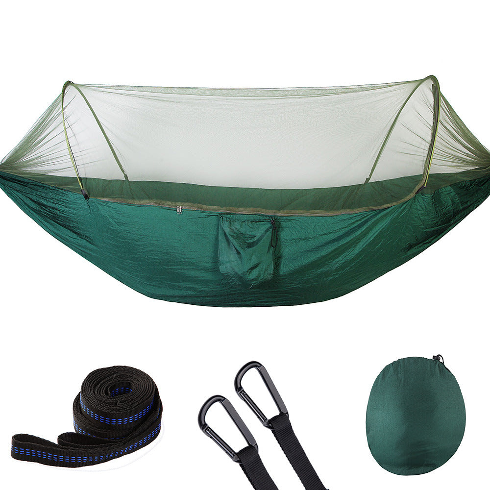 Fully Automatic Quick Opening Hammock With Mosquito Net
