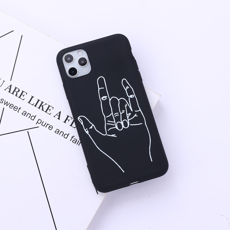 Lovers gesture mobile  case