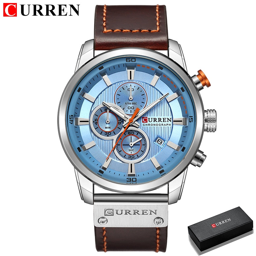 CURREN Fashion Date Quartz Men Watches Top Brand Luxury Male Clock Chronograph Sport Mens Wrist Watch Hodinky Relogio Masculino