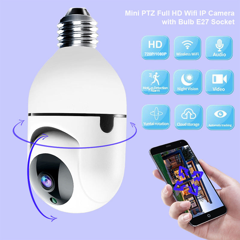 New Xiaohuang 2 Million Lamp Head Monitoring Bulb 1080P Mobile Phone WIFI Remote Camera