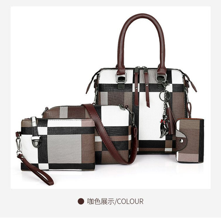 new fashion Handbags New four pieces shoulder Bag Diagonal bag