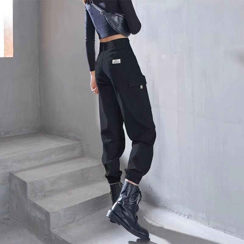 Plus Velvet Ins Pants Women's Autumn And Winter New Outer Wear Thickened High Waist Thin Tooling Leggings Casual Pants Tide Wholesale