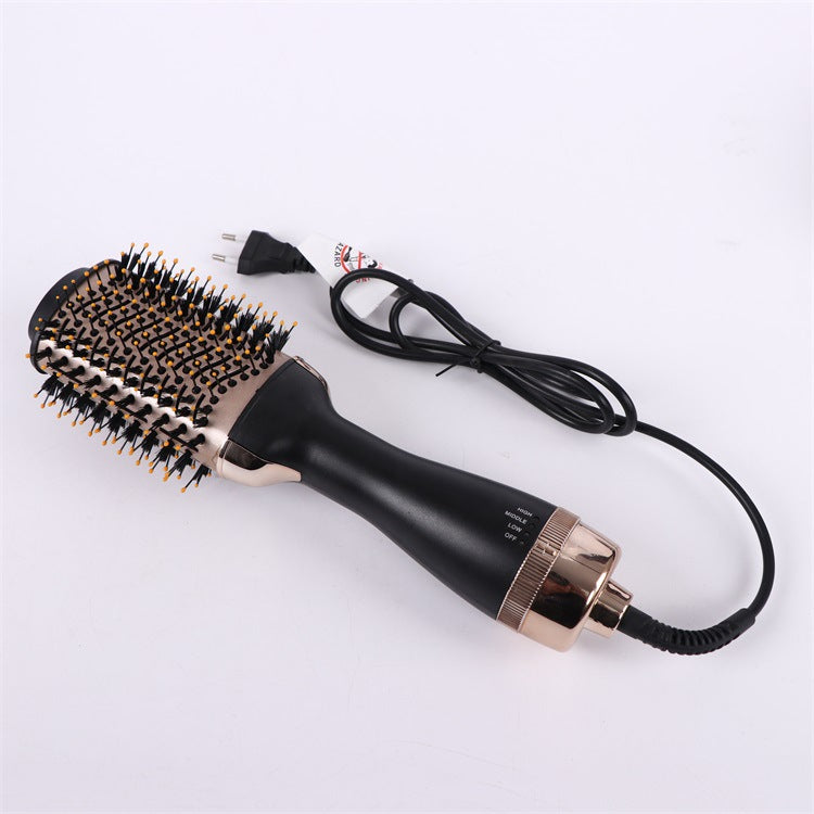 Wet And Dry Straight Curler, Negative Ion Hair Care, Fluffy Hot Air Comb, 2-in-1 Multi-function Hair Dryer