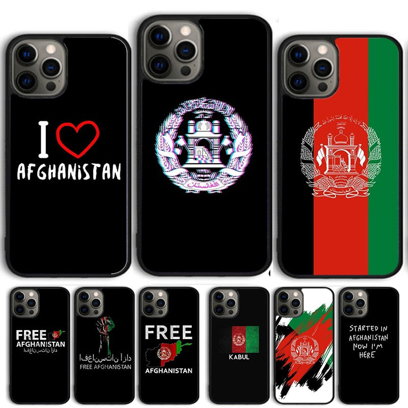 Afghanistan flag Phone Case For iPhone 13 12 Mini X XR XS Max Cover For Apple iPhone 11 Pro Max 5 6S 8 7 Plus SE2020