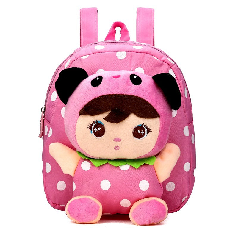 Boys And Girls Cartoon Cute Canvas Doll Backpack